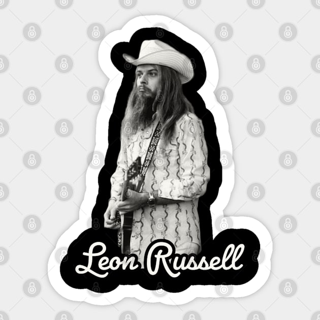 Leon Russell / 1942 Sticker by Nakscil